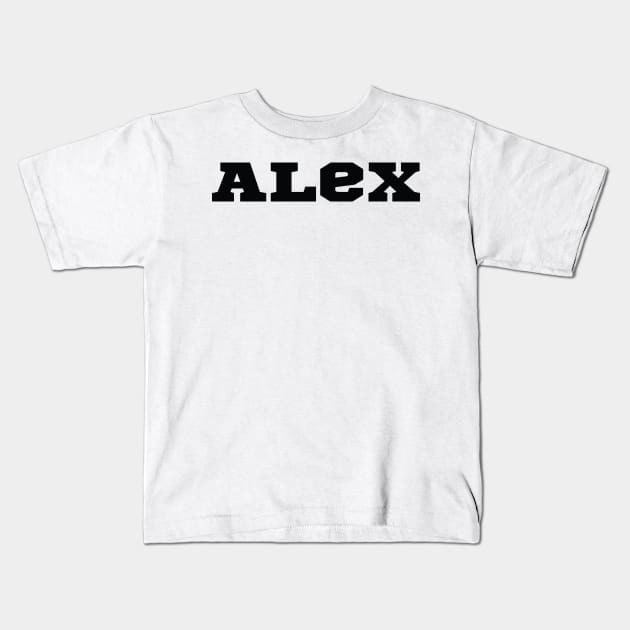 Alex My Name Is Alex Inspired Kids T-Shirt by ProjectX23Red